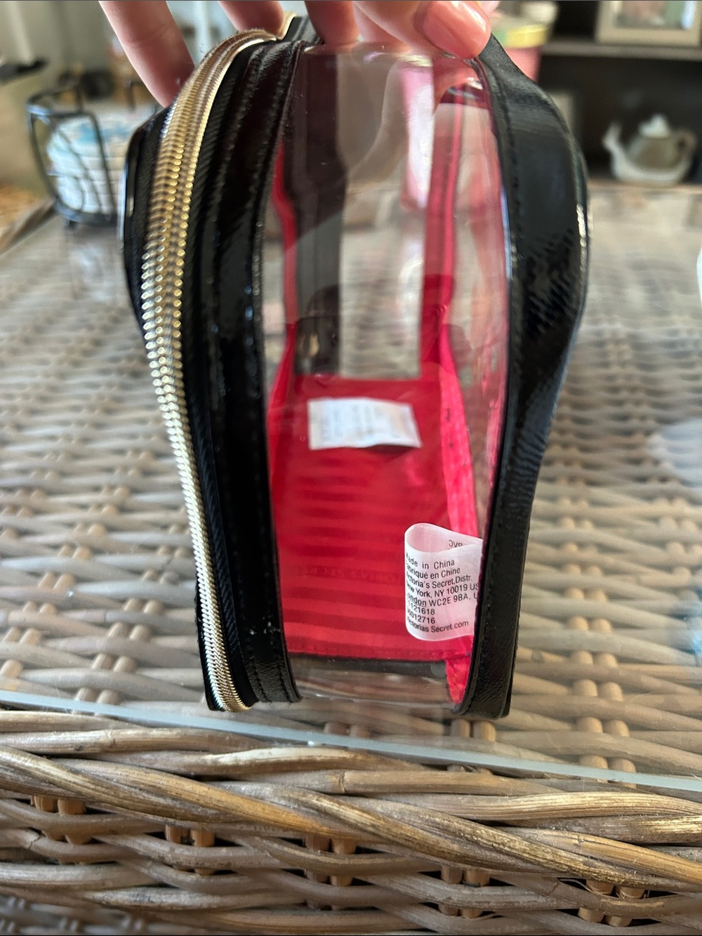 Victoria's Secret Red, Black & Leopard Cosmetic Bag Set - Picture 11 of 13